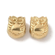 Ion Plating(IP) 304 Stainless Steel Beads, Owl, Golden, 10x8.5x7mm, Hole: 2.5mm(STAS-K285-41G)