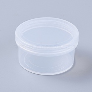Transparent Plastic Boxes,  Bead Storage Containers with Lid, Column, Clear, 5.4x2.8cm, Capacity: 30ml(1.01 fl. oz)(CON-WH0069-81A)