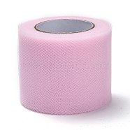 Deco Mesh Ribbons, Tulle Fabric, Tulle Roll Spool Fabric For Skirt Making, Lavender Blush, 2 inch(5cm), about 25yards/roll(22.86m/roll)(X-OCOR-P010-C-C07)
