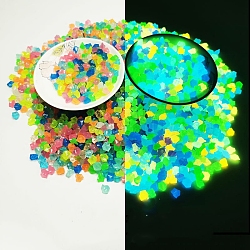 Luminous Acrylic Display Decoration, Diamond, 8x10mm(PW-WG63931-03)