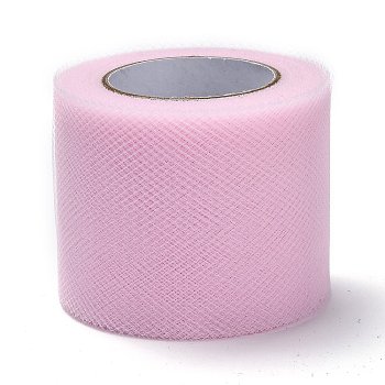 Deco Mesh Ribbons, Tulle Fabric, Tulle Roll Spool Fabric For Skirt Making, Lavender Blush, 2 inch(5cm), about 25yards/roll(22.86m/roll)