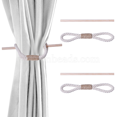 Raffhalter aus Baumwollleinen(AJEW-WH0248-656)-1