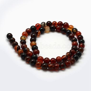 Natural Agate Beads Strands(X-G-F417-07-8mm)-2