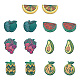 Fashewelry 28Pcs 7 Style Translucent Acrylic Pendants(TACR-FW0001-07)-1