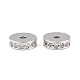 Brass Micro Pave Clear Cubic Zirconia Beads(KK-H292-40P)-1