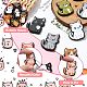 60Pcs 12 Colors Pet Theme PVC Plastic Cabochons(FIND-CJ0002-56)-3