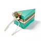 ケーキの形をした厚紙の結婚式のお菓子の好意のギフト用の箱(CON-E026-01C)-5