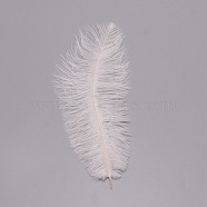 Ostrich Feather Costume Accessories, Sewing Craft Decoration, Feather, White, 223x100x2mm(DIY-WH0260-97)