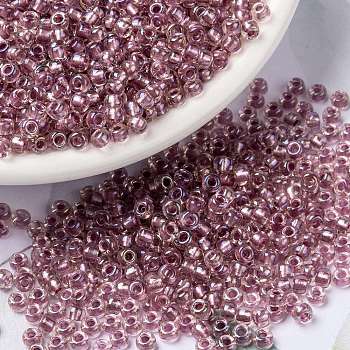 MIYUKI Round Rocailles Beads, Japanese Seed Beads, 8/0, (RR3523), 3mm, Hole: 1.1mm, about 422~455pcs/10g