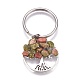 Natural & Synthetic Mixed Stone Keychain(KEYC-JKC00185)-2