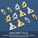 unicraftale 12個 6 スタイルイオンプレーティング (ip) 201 ステンレススチールペンダント(STAS-UN0032-19)-4