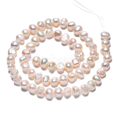 Natural Cultured Freshwater Pearl Beads Strands(PEAR-N014-05B)-2