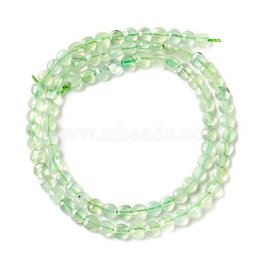 perles naturelles préhnite brins(G-D0003-A99)-3