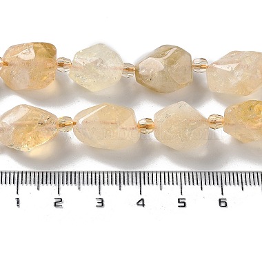 Natural Citrine Beads Strands(G-C182-22-01)-5