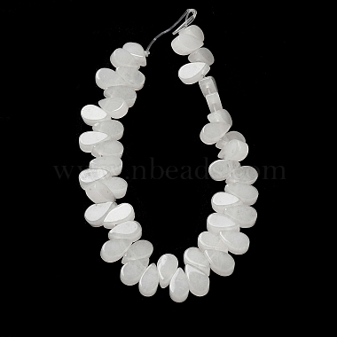 naturelles jade blanc brins de perles(G-B064-B28)-3