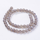Chapelets de perles en agate grise naturelle(G-G580-8mm-08)-2