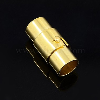 Brass Locking Tube Magnetic Clasps(MC076-M)-4