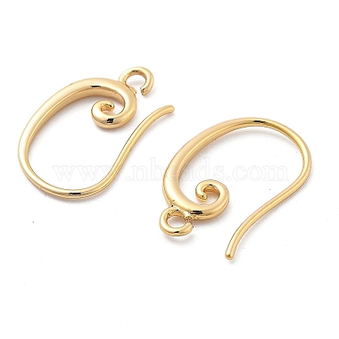 boucle d'oreille en laiton crochets(KK-G516-02G)-2