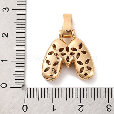 Brass Micro Pave Cubic Zirconia Pendants(KK-C076-29M-G01)-3