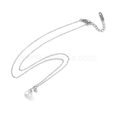 304 Stainless Steel Cable Chain Necklaces(NJEW-G081-06P)-2