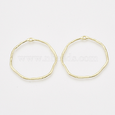 Light Gold Ring Alloy Pendants