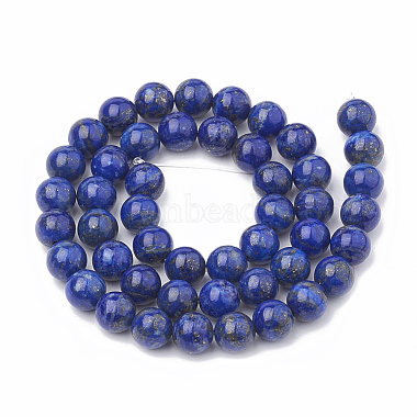 Natural Lapis Lazuli Beads Strands(G-S333-6mm-013)-3
