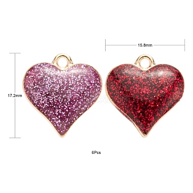 Alloy Enamel Pendants(ENAM-FS0001-13)-2