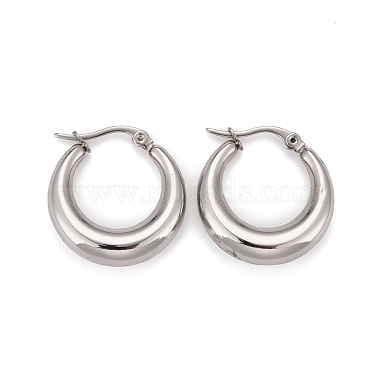 Ring 304 Stainless Steel Earrings