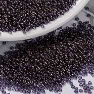MIYUKI Round Rocailles Beads, Japanese Seed Beads, 15/0, (RR1884) Violet Gold Luster, 1.5mm, Hole: 0.7mm, about 27777pcs/50g(SEED-X0056-RR1884)