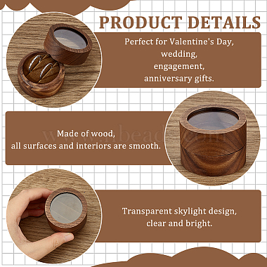 Round Wooden Engagement Ring Boxes(CON-WH0093-03A)-4