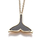 304 Stainless Steel Pendant Necklaces(NJEW-H207-05G)-2