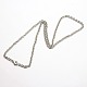 Trendy Unisex 304 Stainless Steel Cable Chain Necklaces(NJEW-M047-C-01)-2