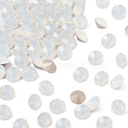 Preciosa&reg MAXIMA Crystal Round Stones, Czech Crystal, Dura Foiling, Round(431 11 615 Chaton), 01000 White Opal, SS12/PP24(3~3.2mm)(Y-PRC-RBSS12-01000)