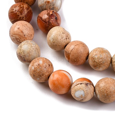 Dyed Natural Regalite/Imperial Jasper/Sea Sediment Jasper Beads Strands(G-B124-C02-10)-4