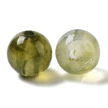Acrylic Imitation Gemstone Beads(X-OACR-R029-10mm-02)-2