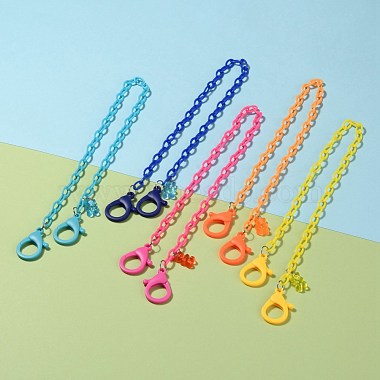 Personalized ABS Plastic Cable Chain Necklaces(NJEW-JN03220)-2