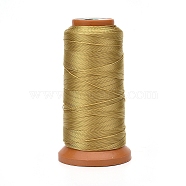 Polyester Threads, for Jewelry Making, Goldenrod, 0.5mm, about 601.48 yards(550m)/roll(NWIR-G018-D-23)