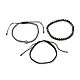 Набор браслетов из натурального тигрового глаза для мужчин и женщин(BJEW-JB06737)-1