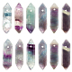 Natural Amethyst Double Terminal Pointed Pendants(G-OC0004-05A)-1