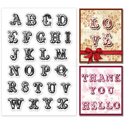 Custom PVC Plastic Clear Stamps, for DIY Scrapbooking, Photo Album Decorative, Cards Making, Letter, 160x110x3mm(DIY-WH0448-0347)