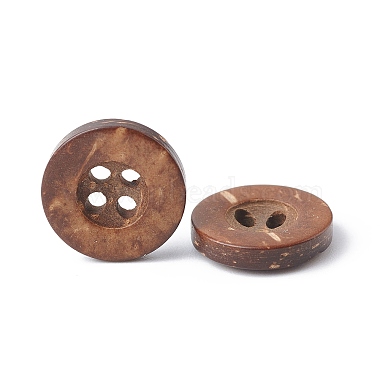 Carved Round 4-hole Basic Sewing Button(NNA0YXE)-2