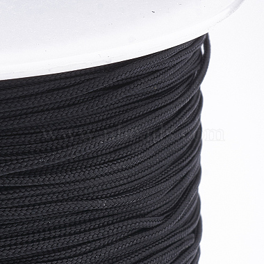 1 мм китайский узел макраме Rattail ювелирные изделия поток круглые нейлоновые шнуры(NWIR-S003-02)-3