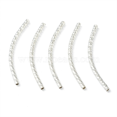 925 Sterling Silver Plated Tube Brass Tube Beads