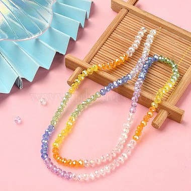 Transparent Electroplate Glass Beads Strands(GLAA-YW0002-F01)-6