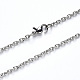 Non-Tarnish 304 Stainless Steel Cable Chain Necklace(NJEW-S420-007C-P)-1