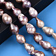 Natural Baroque Pearl Keshi Pearl Beads Strands(PEAR-S019-02D)-2