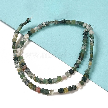 Natural Moss Agate Beads Strands(G-G085-B17-01)-2