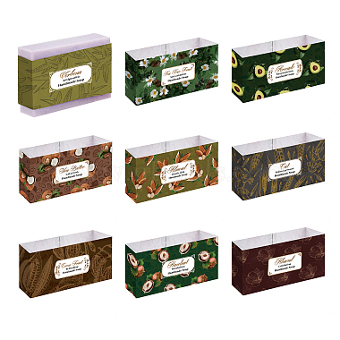 PANDAHALL ELITE 90Pcs 9 Colors Lace Style Handmade Soap Paper Tag(DIY-PH0005-39)-3