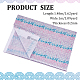 Fish Scale Pattern Polyester-Cotton Fabric(DIY-WH0430-114C)-2
