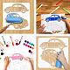 2Pcs 2 Styles PET Hollow Out Drawing Painting Stencils(DIY-WH0416-0010)-3
